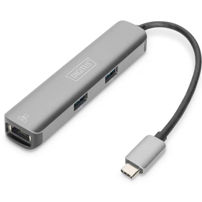 Digitus Type-C to HDMI - USB3.0 - Rj45