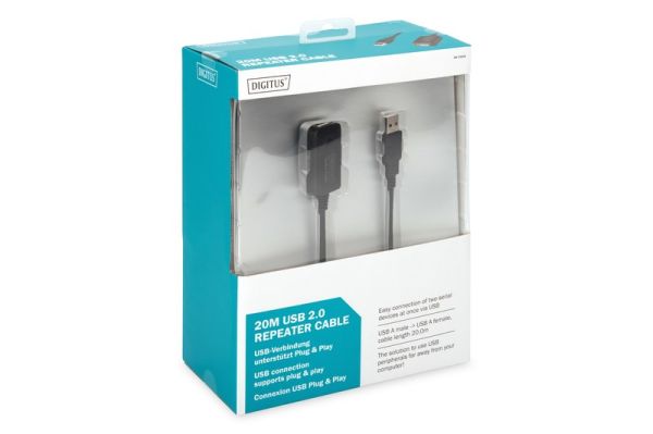 Digitus USB 2.0 Uzatma Kablosu (20m)