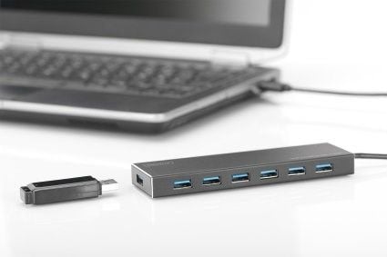 Digitus USB 3.0 Çoklayıcı (7 Port) (DA-70241-1)