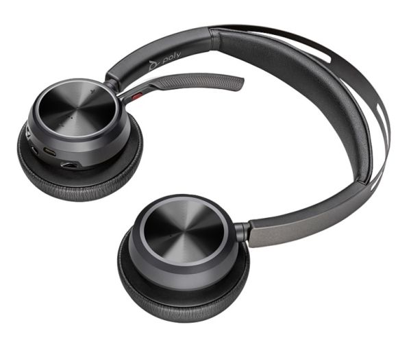 Poly Voyager Focus 2 Mik. Stereo Kulaklık (+Stand)