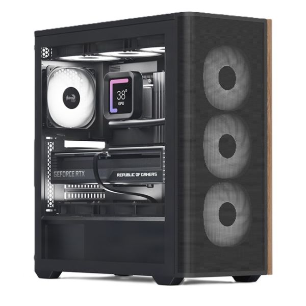 Aerocool D501A Type-C A-RGB ATX Siyah (Psu yok)