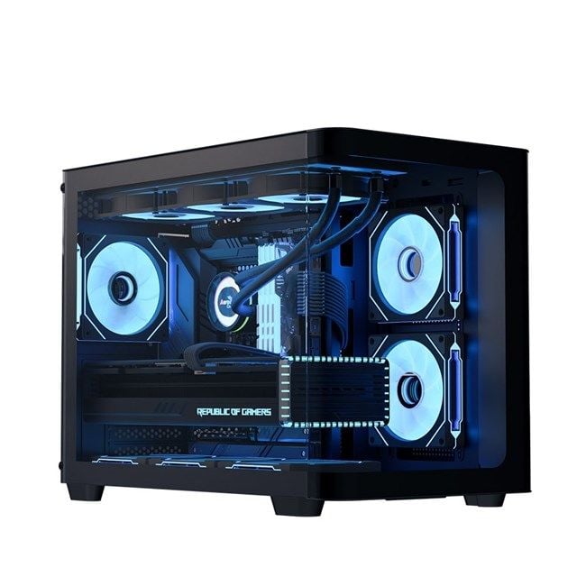 Aerocool P300C Mirror A-RGB mATX Siyah (Psu yok)