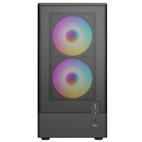 Frisby 550W (FC-8975B) 3X RGB Mesh Mini ITX Kasa