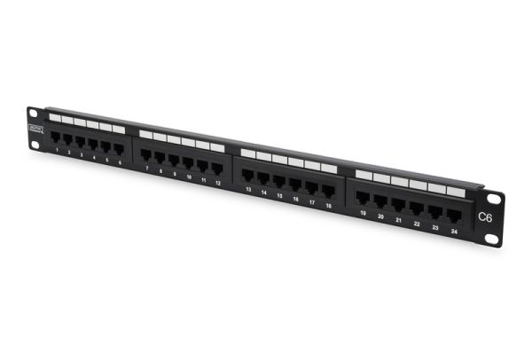 Digitus 24Port PatchPanel Dolu Cat6 (DN-91624U-CR)