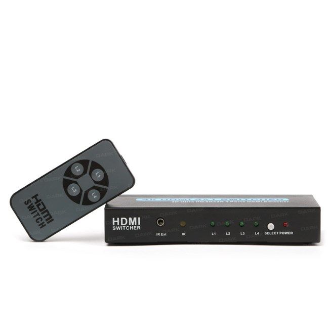 Dark DK-HD-SW4X1K 4/1 Kumandalı 4K HDMI Switch