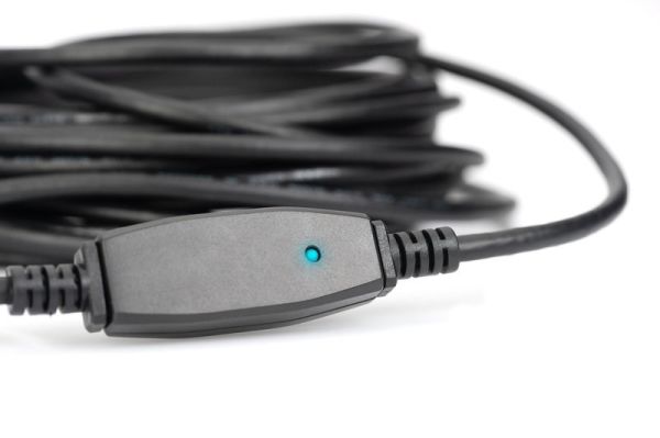 Digitus USB Uzatma Kablosu Siyah (20m)