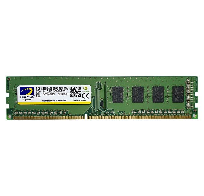 TwinMOS 4GB DDR3 1600MHz 1.5V (MDD34GB1600D)