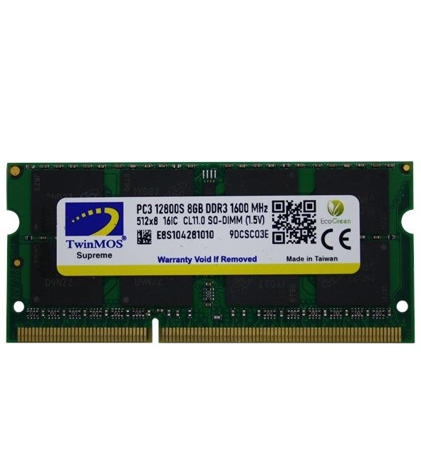 TwinMOS 8GB DDR3 1600MHz 1.5V (MDD38GB1600N) (NB)
