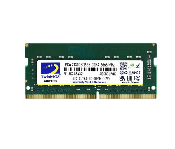 TwinMOS 16GB DDR4 2666MHz 1.2V (MDD416GB2666N)(NB)
