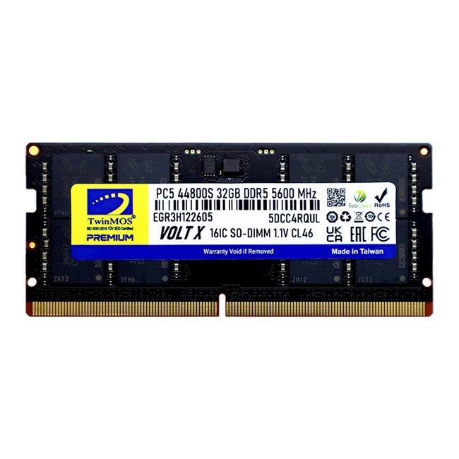 TwinMOS 32GB DDR5 5600MHz 1.1V (TMD532GB5600S)(NB)