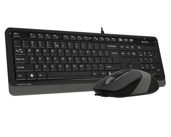 A4-Tech F1010 Q Klavye Mouse Set Gri USB - MM