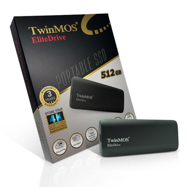 TwinMOS EliteDrive 512GB Usb 3.2 Taşınabilir SSD