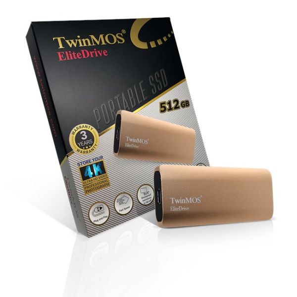 TwinMOS EliteDrive 512GB Usb 3.2 Taşınabilir SSD