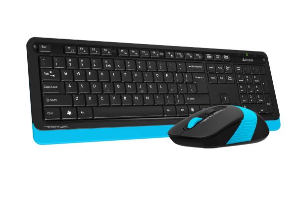 A4-Tech FG1010 Q Klavye Mouse Set Mavi (Kablosuz)