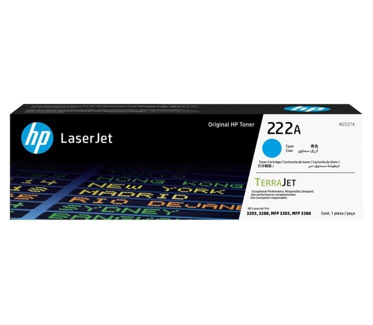 HP W2221A Mavi Toner Kartuş 222A