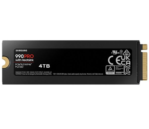 Samsung 990 Pro 4TB M.2 NVMe 7450/6900 Soğutuculu