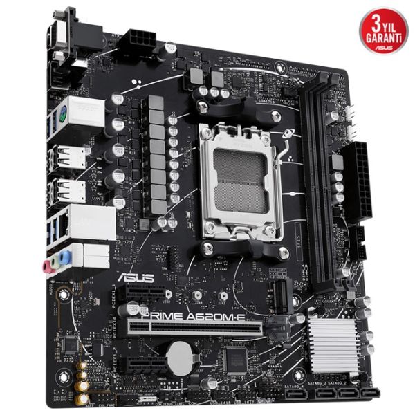 Asus Prime A620M-E/Csm AM5 Ryzen Vga Hdmi Dp