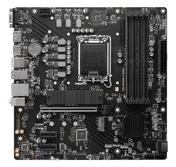 MSI Pro B760M-P D5 1700P Vga Hdmi Dp