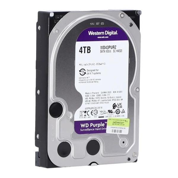 WD Purple 4TB 5400Rpm 256MB -WD43PURZ