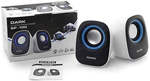 Dark (DK-AC-SP100) USB Hoparlör 1+1 Beyaz Renk