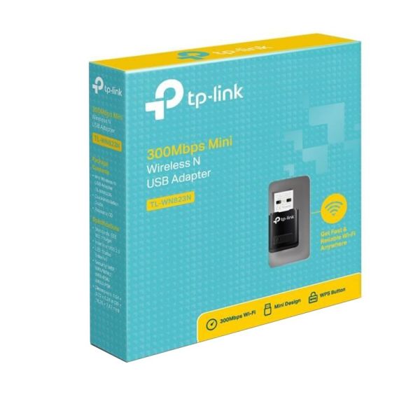 Tp-Link TL-WN823N Mini 300Mbps USB Adaptör