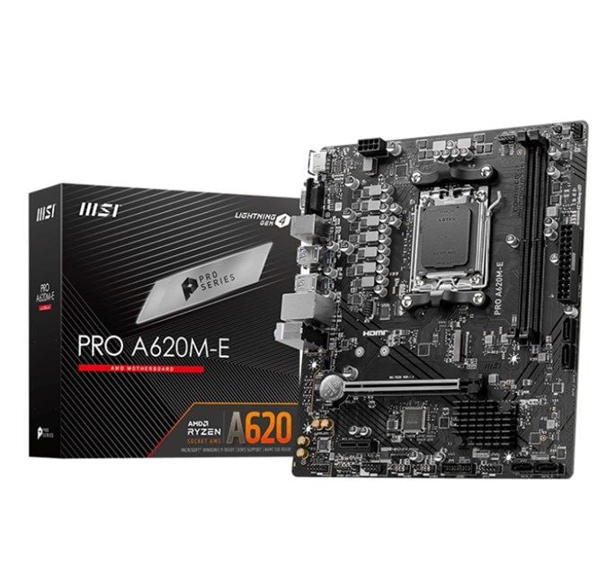 MSI Pro A620M-E AM5 Ryzen DDR5 Hdmi Dp