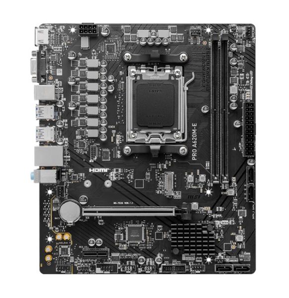 MSI Pro A620M-E AM5 Ryzen DDR5 Hdmi Dp