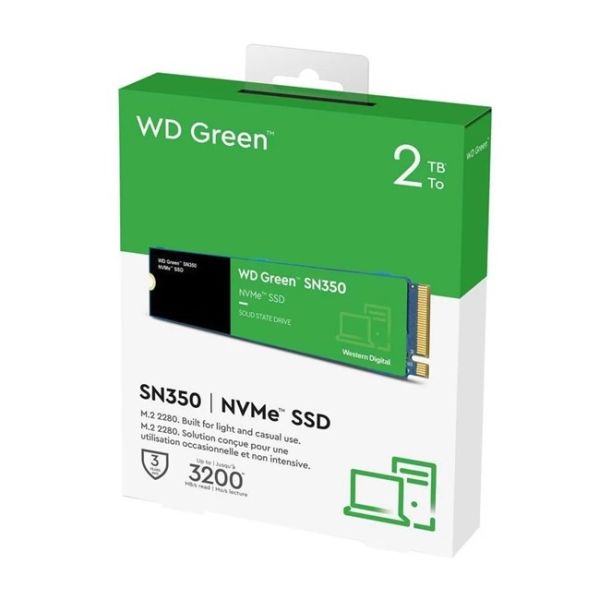 WD Green SN350 2TB NVMe M.2 (3200/3200)