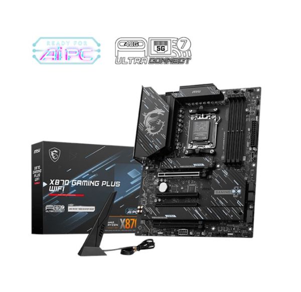 MSI X870 Gaming Plus Wifi AM5 Ryzen D5 Dp Type-C