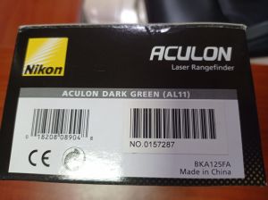 Nikon Aculon 6x20  6.0    Laser Rangefinder mesafe ölçer ( 2.El )