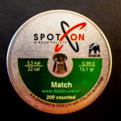 SpotOn Match  5,5 mm 15.1 Gr Havalı Tüfek Saçması