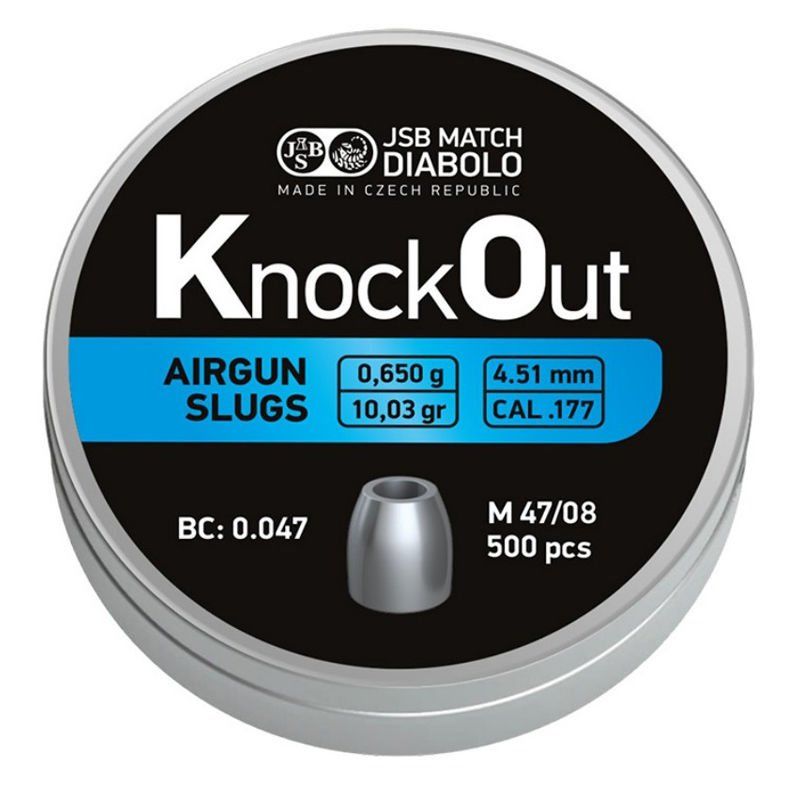 JSB DIABOLO KNOCKOUT 4.51 MM HAVALI SACMA (CAL177)10.03gr