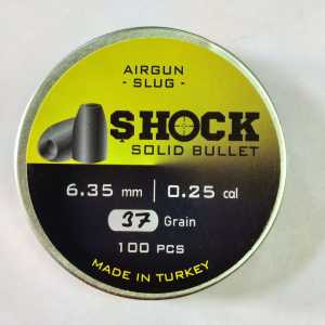 Shock Solid Bulled 6.35mm 37grain