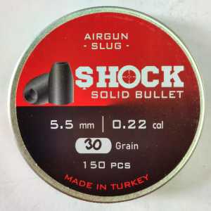Shock Solid Bulled 5.5mm 30grain