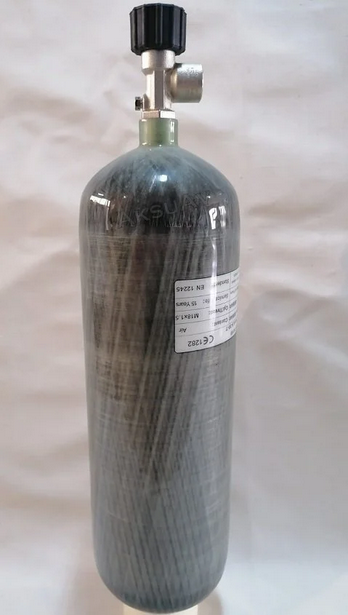 Metal Karbonfiber Scuba Tüp, 6.8 Litre 300 Bar