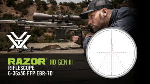 Vortex Razor HD Gen III 6-36X56 FFP EBR-7D MRAD Tüfek Dürbünü