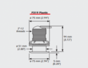 XSonic P319 600w 50/200kHz Plastik Ayna