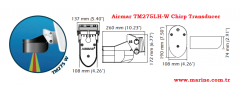 XSonic TM275LH-W 1Kw Çift Frekans Chirp Ayna