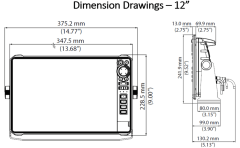 HDS-12 PRO Multifonksiyon Ekran Türkçe Menü