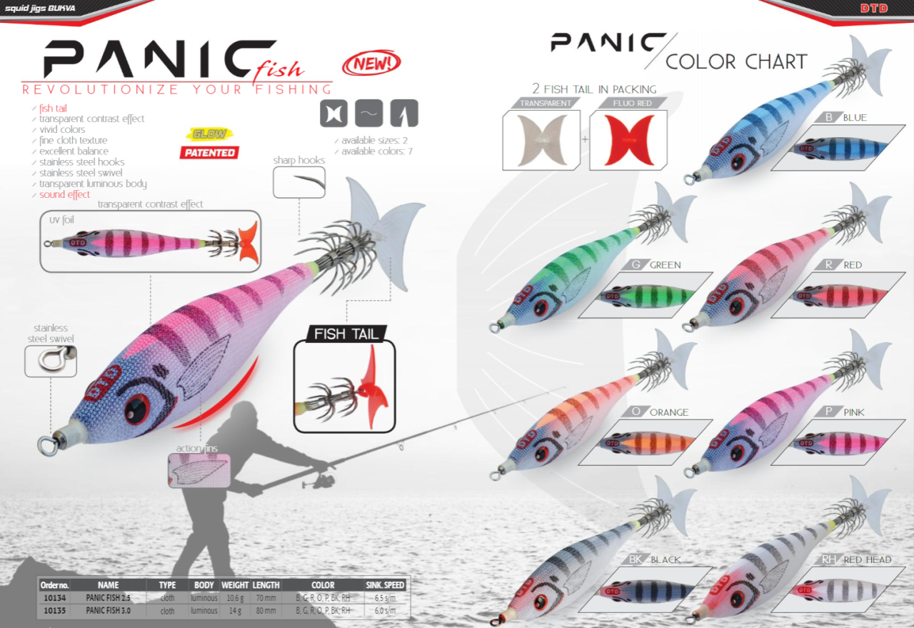 Panic Fish Bukva 2.5 Kalamar Zokası