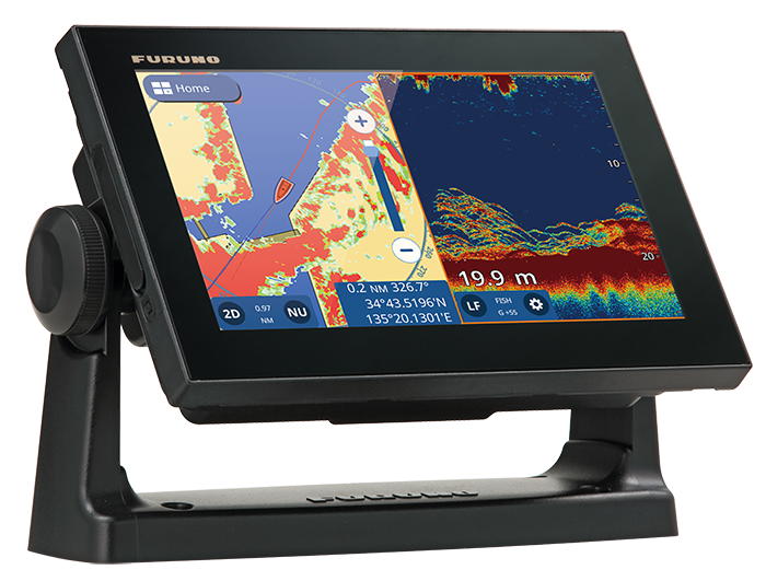 GP-1971F GPS/Chartplotter/Chirp Fishfinder Ekran