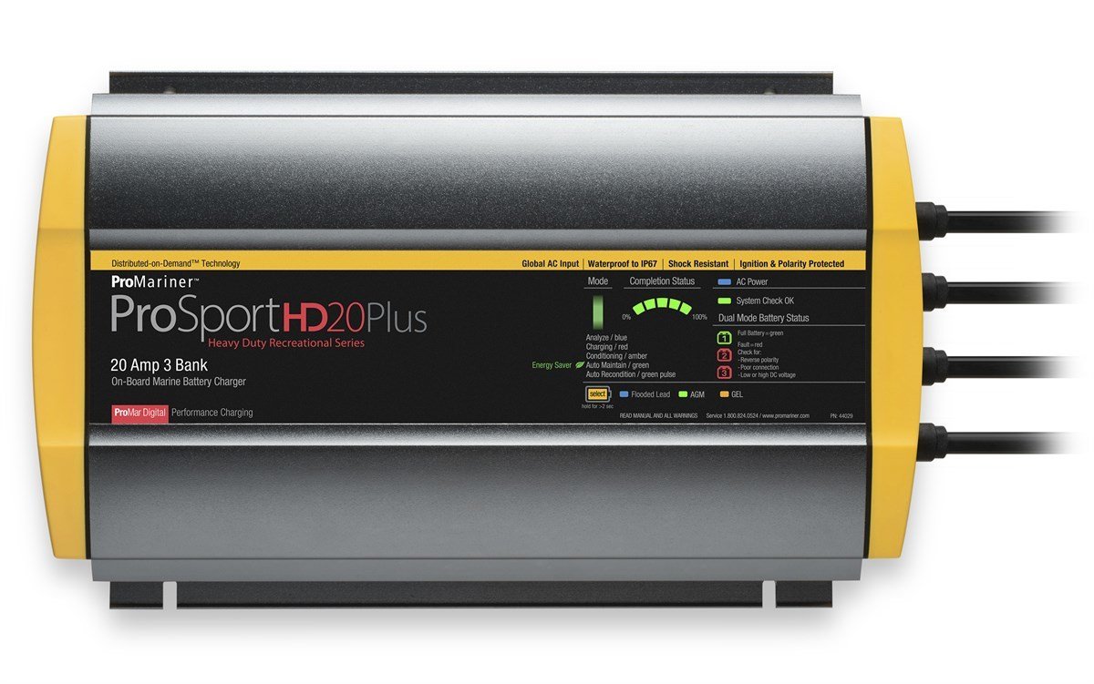 Prosport HD 20 Plus 12v/24v/36v Tam Su Geçirmez Akü Şarj Cihazı