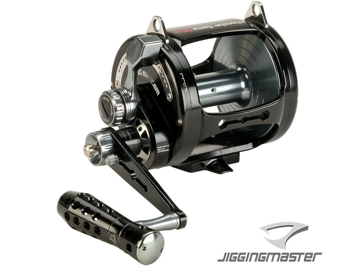 Monster Game PE20 II-Speed Black/Gray Trolling Reel