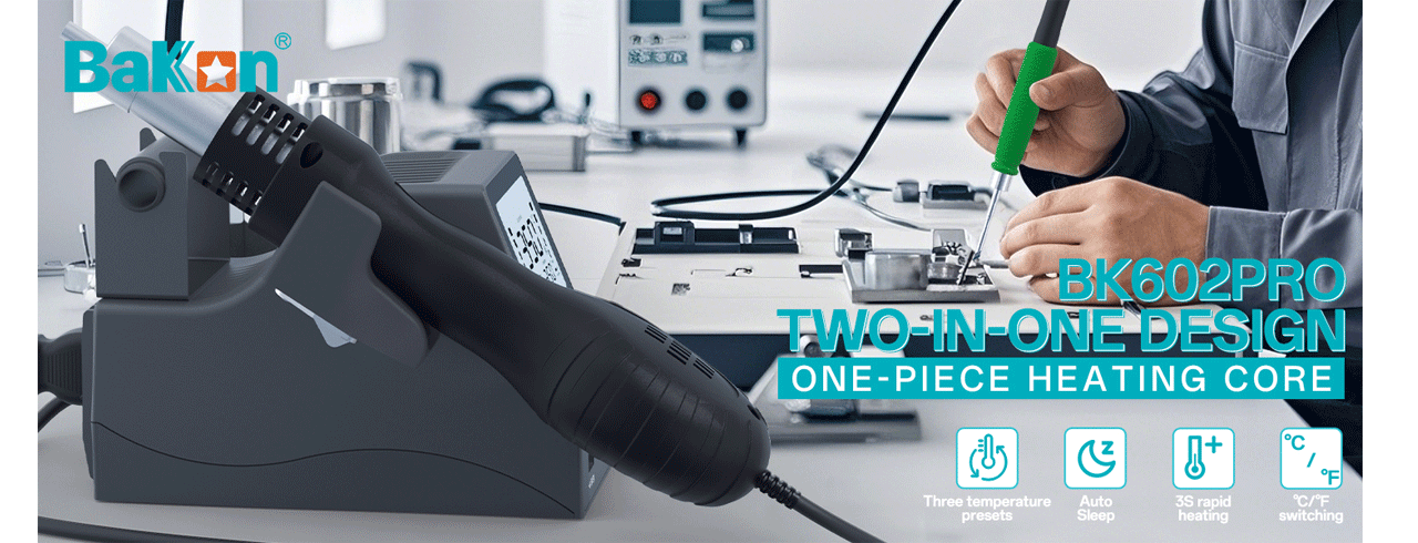 Bakon BK602 Pro 2‑in‑1 Havya İstasyonu İncelemesi
