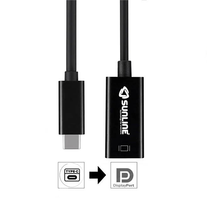 Sunline 170663 Type-C USB Type-C/Display Port Dönüştürücü