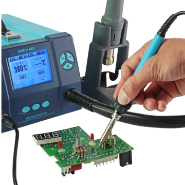 Bakon BK863 Intelligent 2 in 1 Havya İstasyonu 1000 Watt