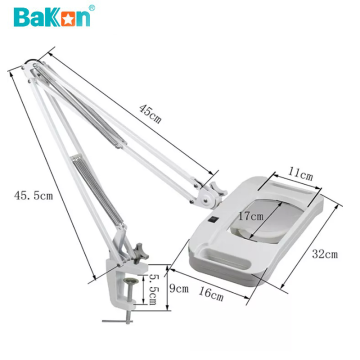 Bakon BK500D-3X LED Akrobat Büyüteç