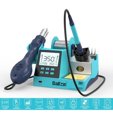 Bakon BK602S Intelligent 2 in 1 Havya İstasyonu