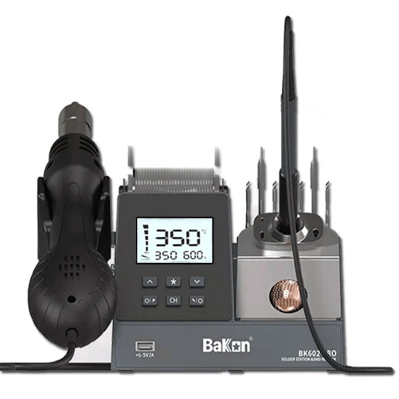 Bakon BK602 Pro Intelligent 2 in 1 Havya İstasyonu