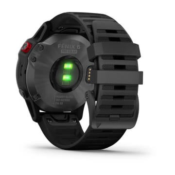 Garmin Fenix 6 Pro Solar Multispor GPS Akıllı Saat Koyu Gri - Siyah Kayış